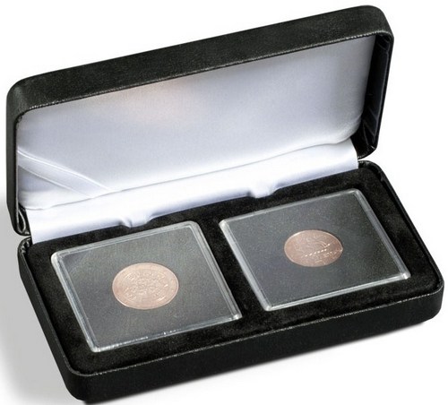 Presentation box to suit 2 x Quadrum encapsulated coins - Click Image to Close