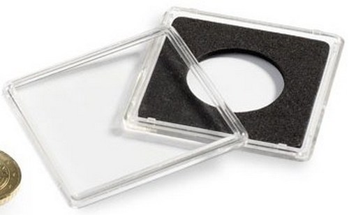 31 mm portal Quadrum square coin capsules (pack 10)