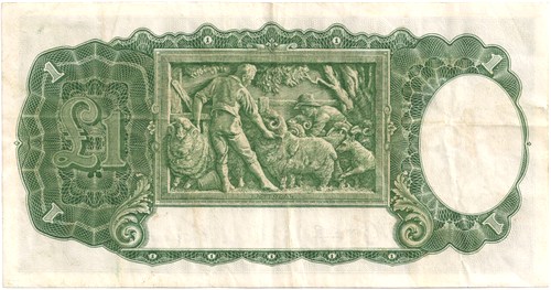 One pound Armitage McFarlane Australian Banknote, 'Very Fine' - Click Image to Close