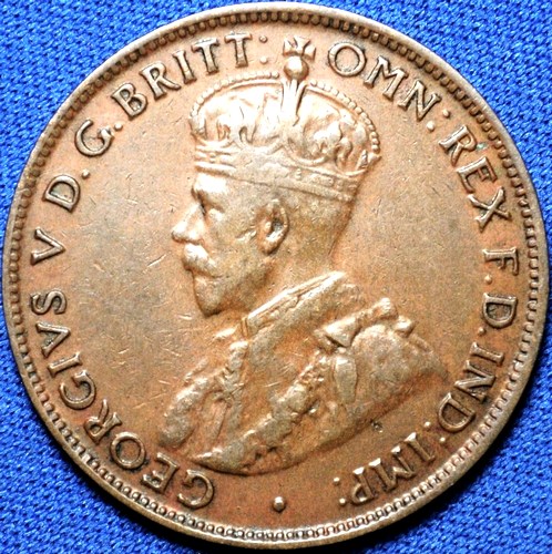 1926 Australian Halfpenny, 'about Very Fine' - Click Image to Close