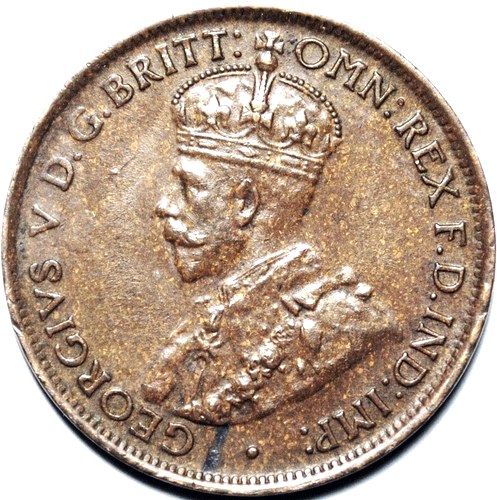1927 Australian Halfpenny, 'about Uncirculated' - Click Image to Close
