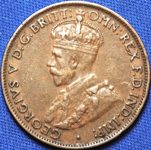 1929 Australian Halfpenny, 'about Very Fine' - Click Image to Close
