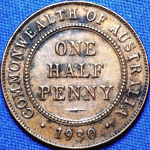 1930 Australian Halfpenny, 'good Extremely Fine' - Click Image to Close