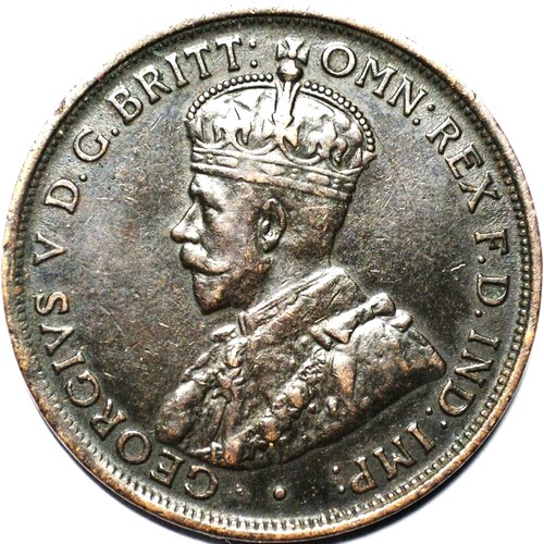 1912 Australian Penny, 'good Very Fine' - Click Image to Close