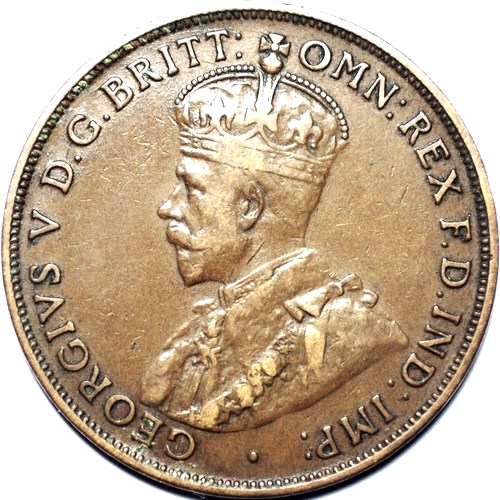 1917 Australian Penny, 'good Fine'