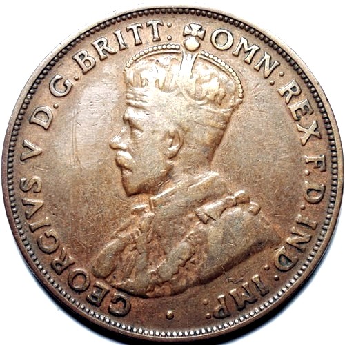 1920 Australian Penny, (double dot), 'good Very Good'