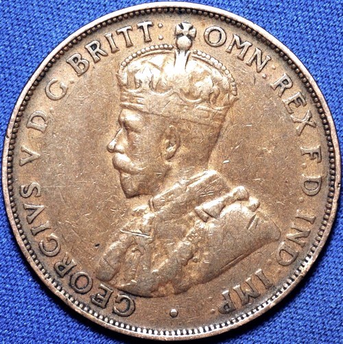 1922 Australian Penny, 'Fine'