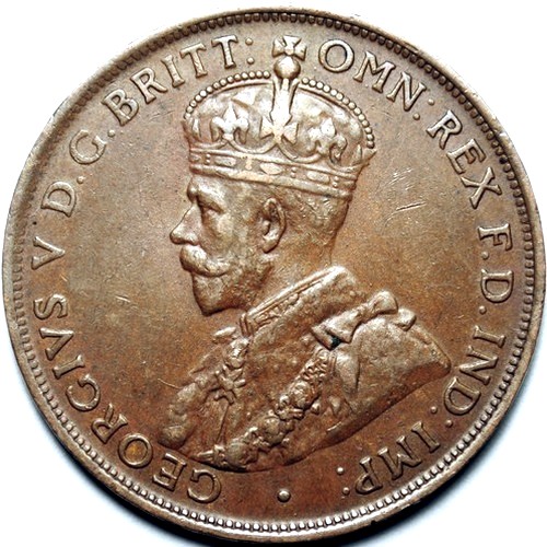1922 Australian Penny, 'good Very Fine'