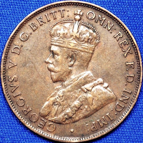 1923 Australian Penny, 'Very Fine'