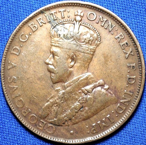 1923 Australian Penny, 'Fine'