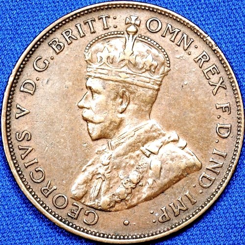 1924 Australian Penny, 'good Very Fine'