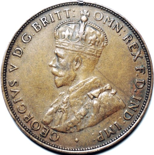 1927 Australian Penny, 'good Very Fine'