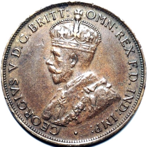 1927 Australian Penny, 'about Extremely Fine' - Click Image to Close