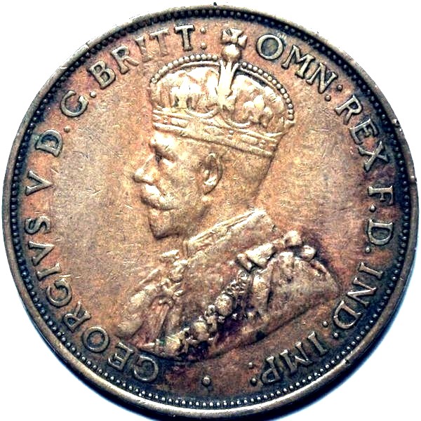 1931 Australian Penny, normal 1 London, 'Very Fine'