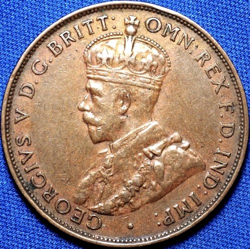 1935 Australian Penny, 'good Very Fine' - Click Image to Close