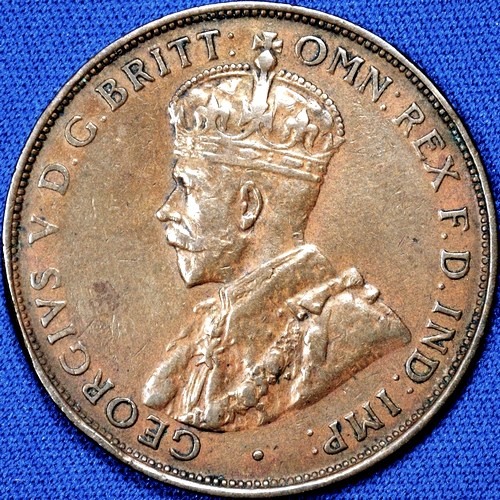 1935 Australian Penny, 'Very Fine'