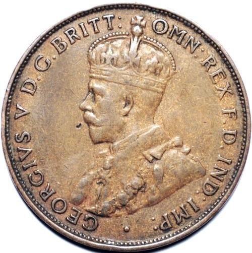 1935 Australian Penny, 'good Fine'