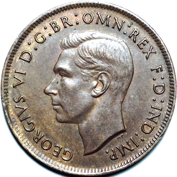 1938 Australian Penny, 'good Extremely Fine' - Click Image to Close