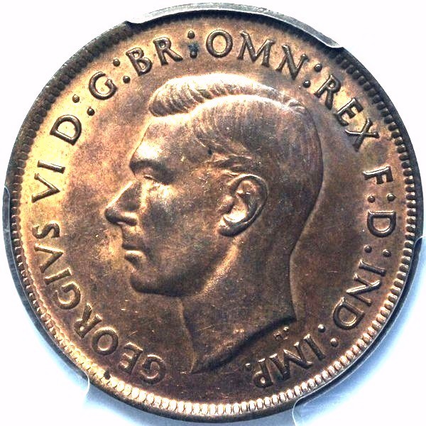 1938 Australian Penny, PCGS MS64RB 'Uncirculated' - Click Image to Close