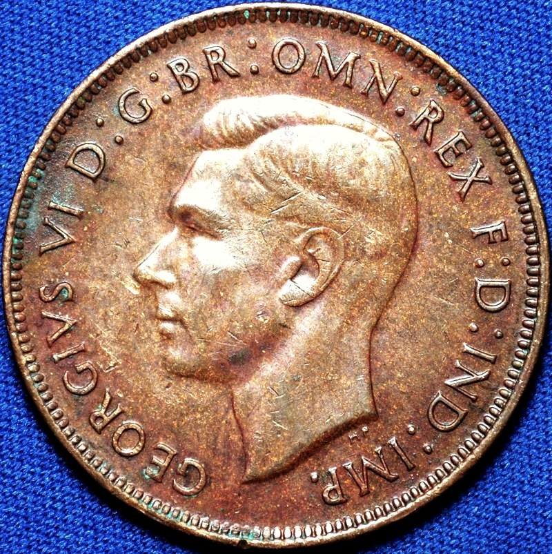 1944 Y. Australian Penny, 'good Very Fine'