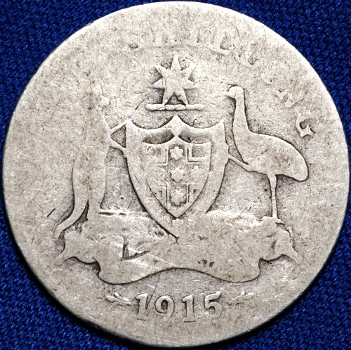 1915 (L) Australian Shilling, 'gap filler'