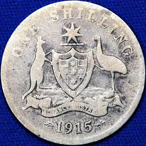 1915 (L) Australian Shilling, 'Good' - Click Image to Close