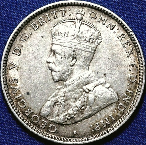1916 Australian Shilling, 'about Extremely Fine'