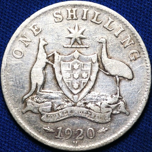 1920 Australian Shilling, 'good Very Good' - Click Image to Close
