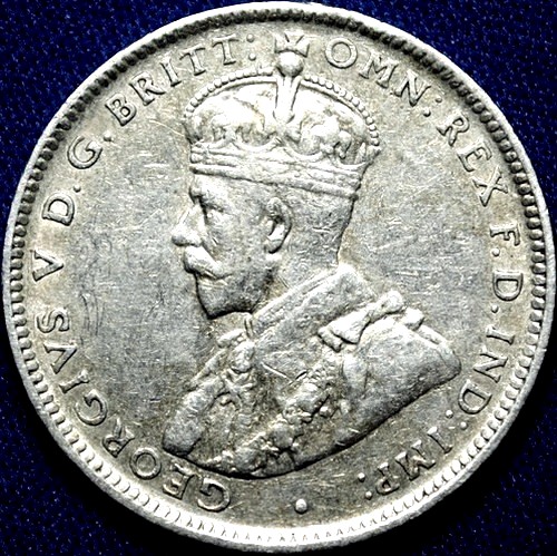 1920 Australian Shilling, 'Very Fine'