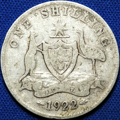 1922 Australian Shilling, 'Very Good'