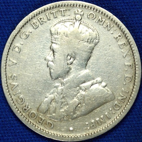 1922 Australian Shilling, 'Very Good' - Click Image to Close