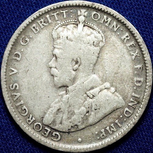 1922 Australian Shilling, 'Very Good' - Click Image to Close