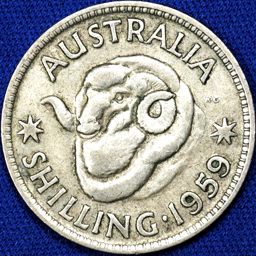 1958 & 1959 Shillings: 1957 All UNC/BU 3 Coins Details about   Australia