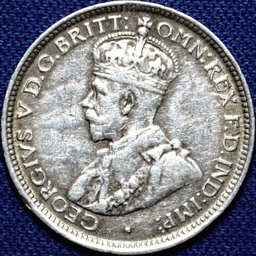 1912 Australian Sixpence, 'about Very Fine'