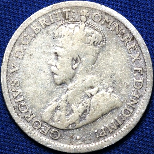 1923 Australian Sixpence, 'about Fine / Fine' - Click Image to Close