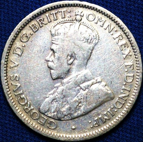 1926 Australian Sixpence, 'gVG / gF', lighter marks - Click Image to Close