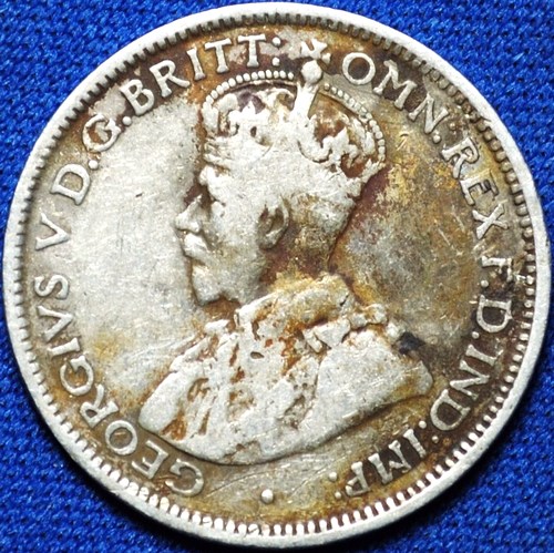 1926 Australian Sixpence, 'gVG / aVF', discoloured - Click Image to Close