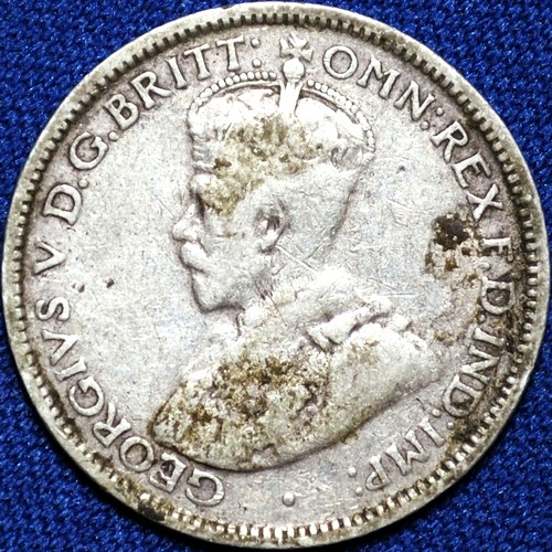 1927 Australian Sixpence, 'about Fine / Fine' - Click Image to Close