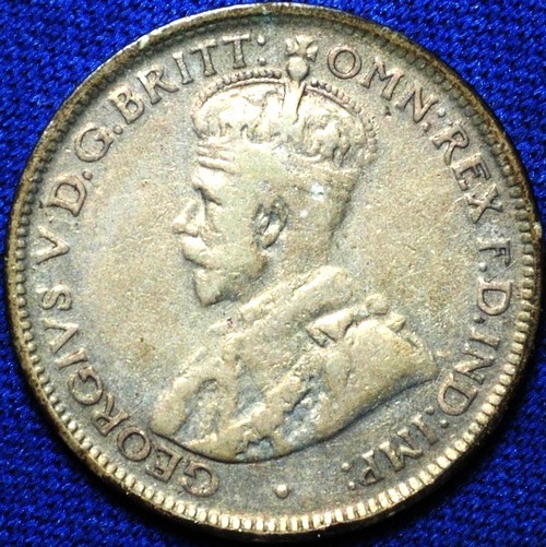 1927 Australian Sixpence, 'about Fine / Very Fine', detractors - Click Image to Close