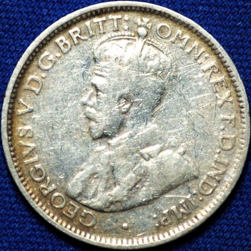 1928 Australian Sixpence, 'gVG / aVF' - Click Image to Close