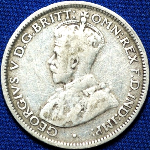 1928 Australian Sixpence, 'Very Good / about Fine'