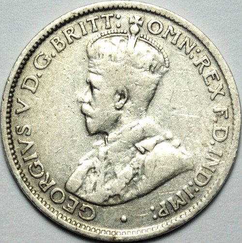 1935 Australian Sixpence, 'good Very Good / Fine', cleaned - Click Image to Close