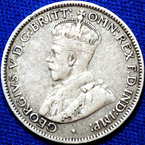 1936 Australian Sixpence, 'about Fine / about Very Fine'