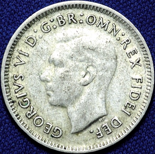 1952 Australian Sixpence, 'about Very Fine'