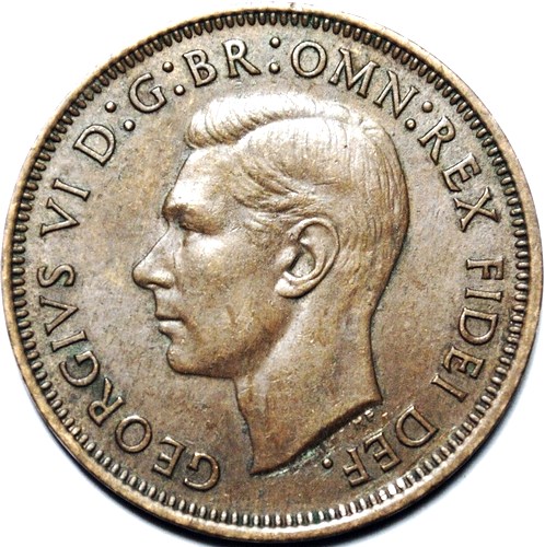 1951 pl Australian Halfpenny, 'average circulated' - Click Image to Close