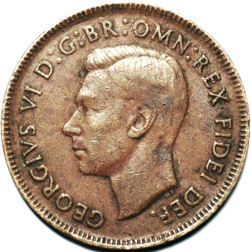 1952 Australian Halfpenny, 'about Very Fine', detractors' - Click Image to Close