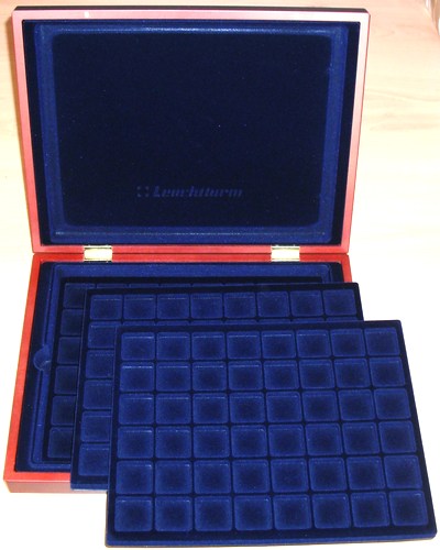 Coin Presentation Case, 3 trays for coins up to 30mm