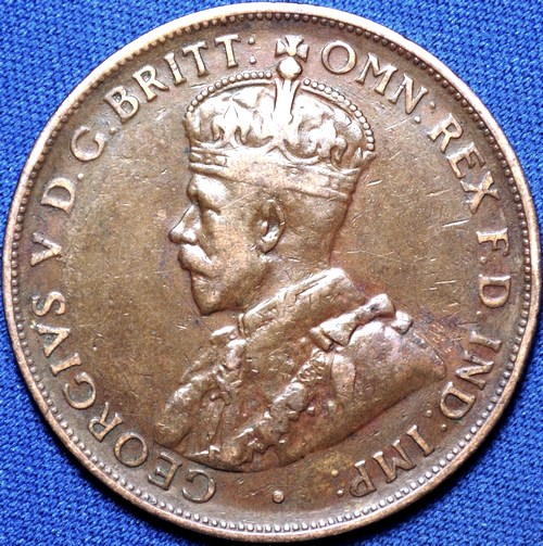 1922 Australian Penny, 'Fine'