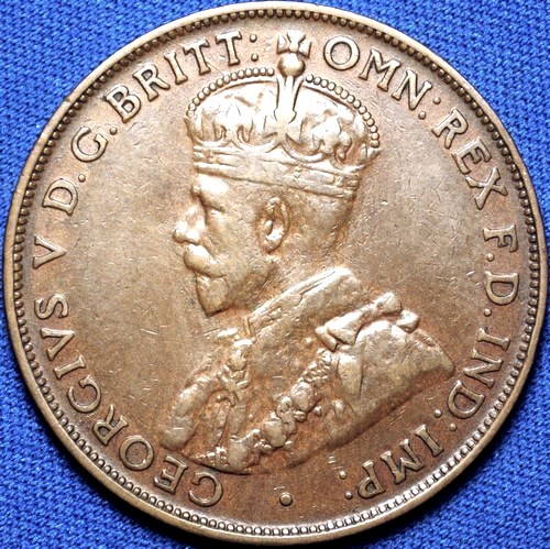 1927 Australian Penny, 'VF / gVF'
