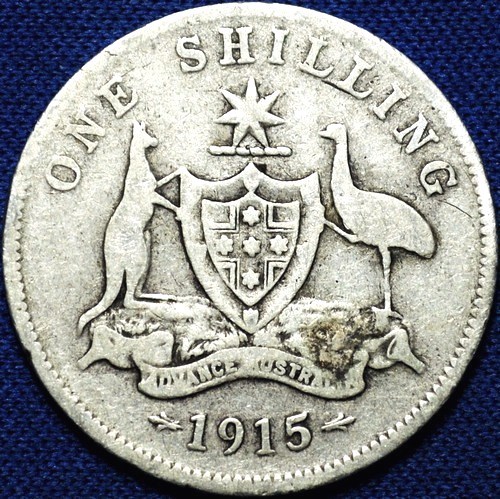1915 (L) Australian Shilling, 'Very Good'